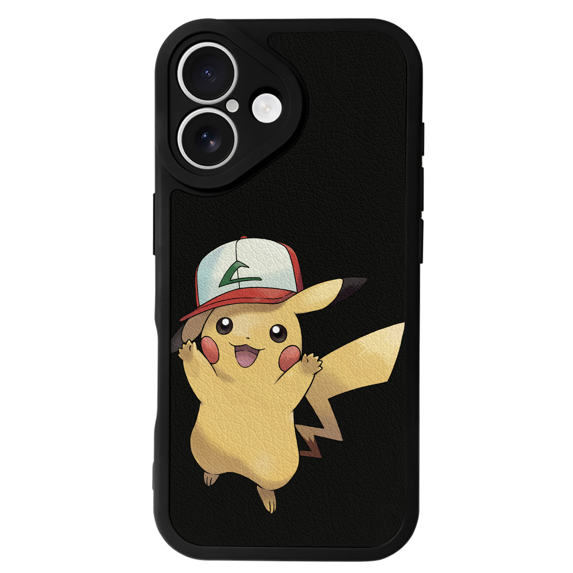 （画像用） ポケットモンスター Pokémon 【iPhone 16シリーズ対応】シリコンスマホケース（レザー調） 材質：シリコン
